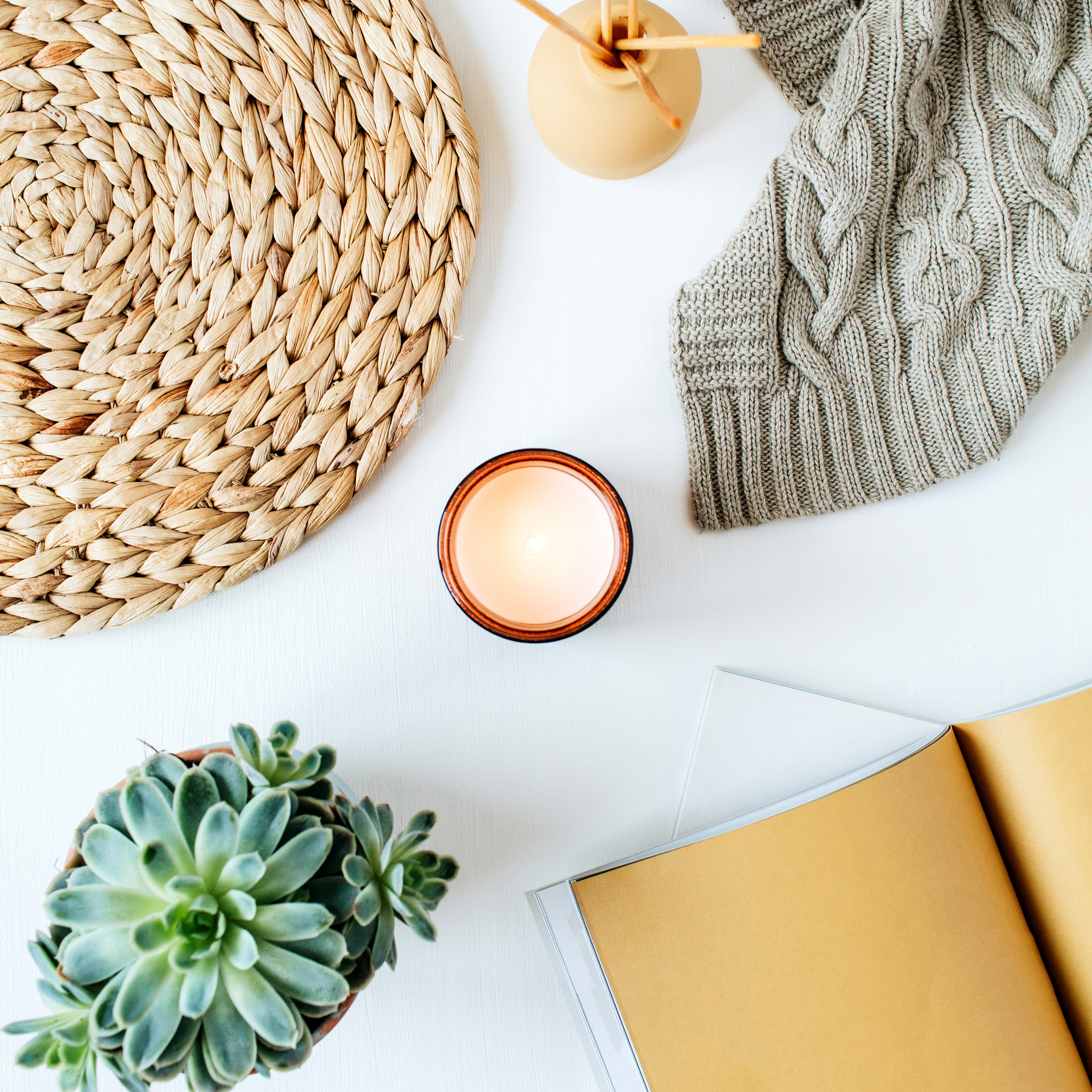 Modern Bohemian Flat Lay